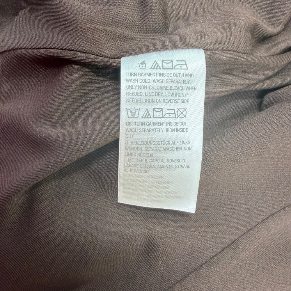 Belle Kim Gravel Womens 1X Brown Patchwork Faux Leather Suede Bomber Jacket QVC‎ - Picture 8 of 8